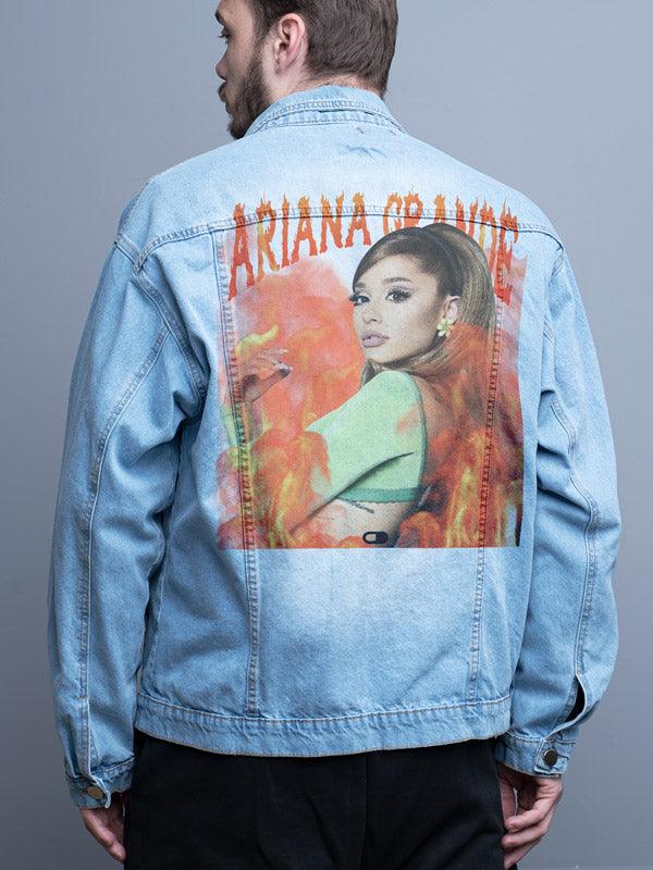 Jaqueta Jeans Oversize Unissex Ariana Grande - Cápsula Shop