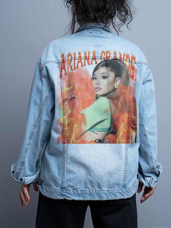 Jaqueta Jeans Oversize Unissex Ariana Grande - Cápsula Shop