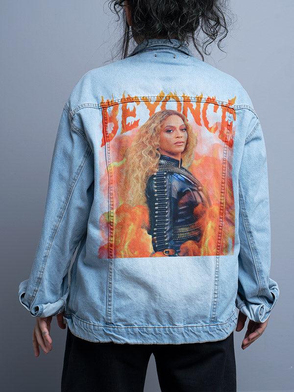 Jaqueta Jeans Oversize Unissex Beyoncé - Cápsula Shop