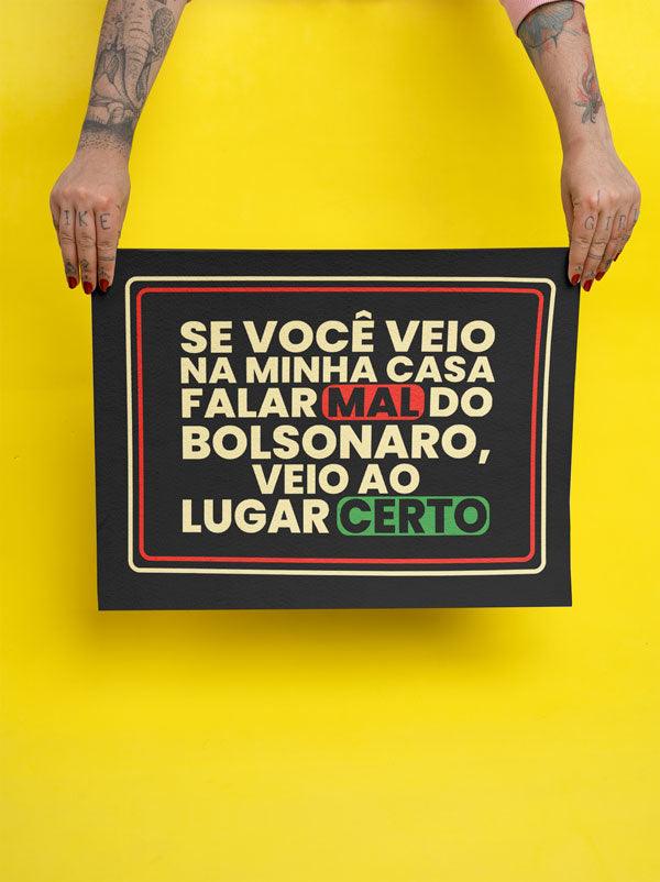 Tapete Fala Mal do Bolsonaro - Cápsula Shop